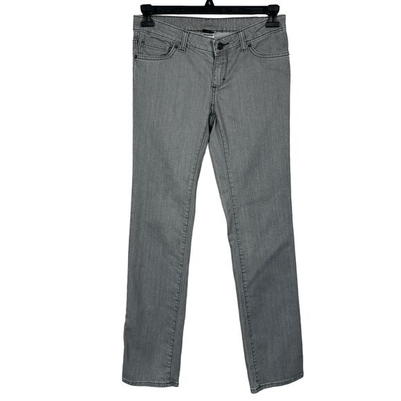 Patagonia SZ 27 Jeans Straight Leg Low-Rise Pockets Zip-Fly Gray Wash Womens - Picture 1 of 10